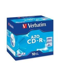 Verbatim CD-R 80min 700mb 52x, 1 kpl=10 levyä