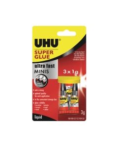 Uhu pikaliima mini 3 x 1g