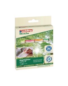 Edding ecoline 24 korostuskynä viisto 2-5mm värilajitelma