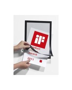 Durable 4872 duraframe itsekiinnittyvä kehys a4 musta