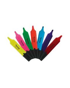 Lyreco budget korostuskynä viisto 2-5 mm värilajitelma