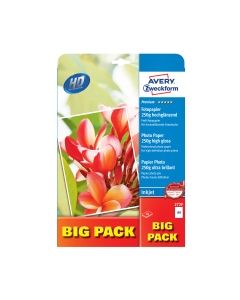 Avery inkjet valokuvapaperi a4 250g glossy
