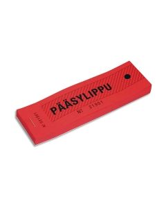 Pääsylippu punainen