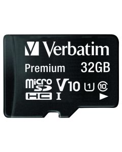 Verbatim Premium muistikortti microSDHC 32GB Class 10 adapterilla