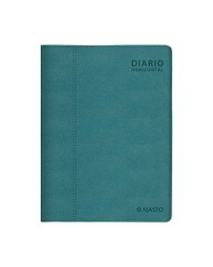 Ajasto diario horizontal 2026 p&ouml;yt&auml;kalenteri petrooli 130 x 185 mm