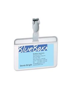 Durable 8149 itselaminoituva nimikortti 54 x 90mm klipsi