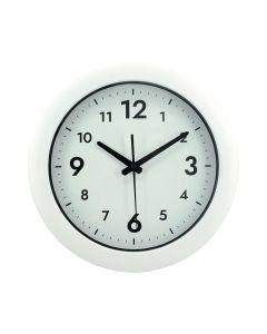 Seinäkello 30cm valkoinen