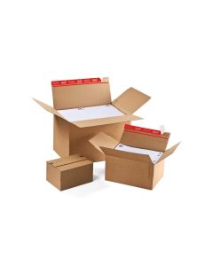 Colompac cp141.205 postituspakkaus a4 tarrasuljenta 305 x 228 x 70-160mm ruskea