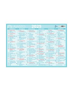 Ajasto suuri sein&auml;almanakka 2025 sein&auml;kalenteri 490 x 350mm