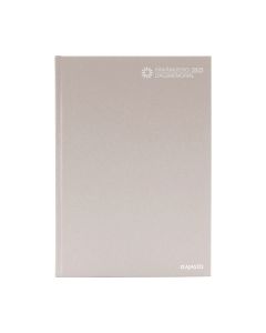 Ajasto p&auml;iv&auml;muistio 2026 p&ouml;yt&auml;kalenteri sidottu vaaleanpunainen 210 x 297mm