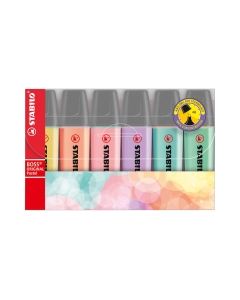 Stabilo boss korostuskynä viisto 2-5mm pastellivärilajitelma