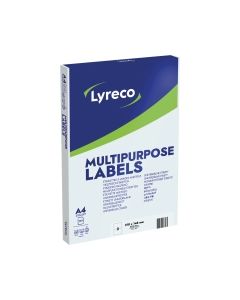 Lyreco monitoimitarra 210 x 148mm 2-osainen, 1 kpl=200 tarraa