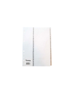 Hakemisto 1-31 A4 PP valkoinen, 40 kpl