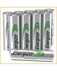 Energizer Power Plus ladattavat AA paristot HR6, 1 kpl=10 paristoa