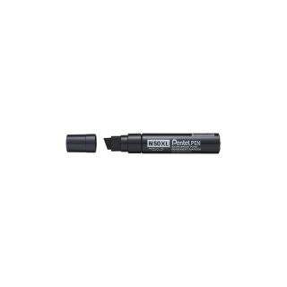 Pentel n50xl huopakynä viisto 1-17mm permanent musta