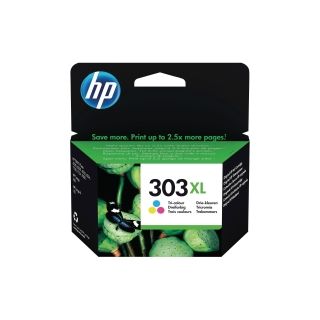 Hp 303xl t6n03ae mustesuihkupatruuna 3-väri