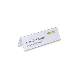 Durable 8052 nimikylttiteline pöydälle 210 x 61mm kirkas