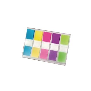 Post-it&reg; index  teippimerkki 12 x 44mm v&auml;rilajitelma
