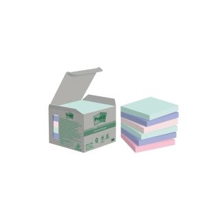Post-it® viestilappu eko 76 x 76 mm värilajitelma