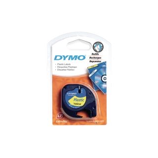 Dymo® nauha letratag® 12mm x 4m muovi keltainen