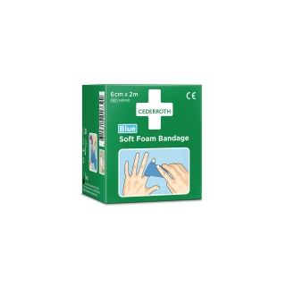 Cederroth 51011011 soft laastari 6 cm x 2 m sininen