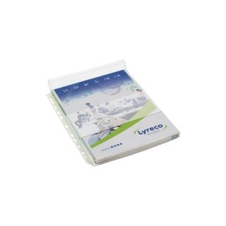 Lyreco paljetasku a4 180mic pvc läpällinen kirkas