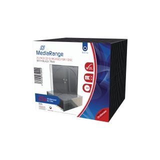 Mediarange cd-kotelo ohut kirkas/musta