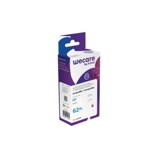 Wecare hp 62xl c2p07ae mustesuihkupatruuna 3-väri