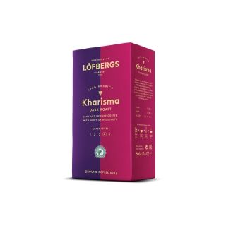 Löfbergs kharisma kahvi suodatinjauhatus tumma paahto 500g
