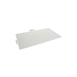 Getupdesk duo pöytälevy 120 x 80cm valkoinen