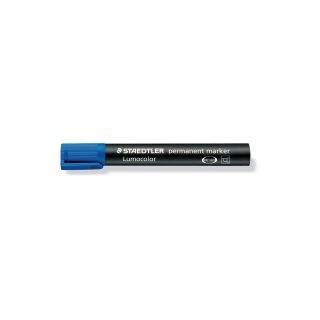 Staedtler lumocolor 350 huopakynä viisto 2-5 mm permanent sininen