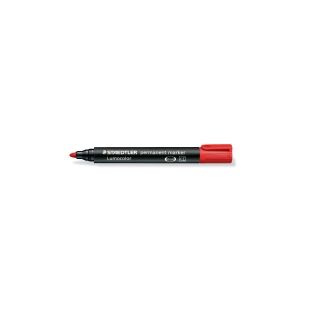 Staedtler lumocolor 350 huopakynä viisto 2-5 mm permanent punainen