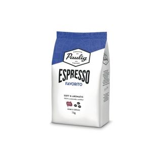 Paulig espresso favorito kahvi kahvipapu tumma paahto 1kg