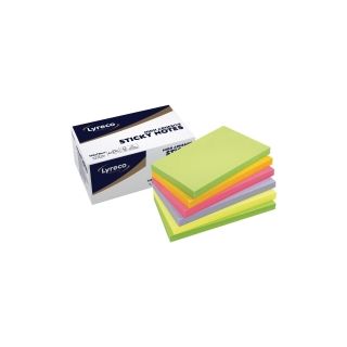 Lyreco premium viestilaput 75 x 125 mm kevään värit 1 kpl=6 nidettä