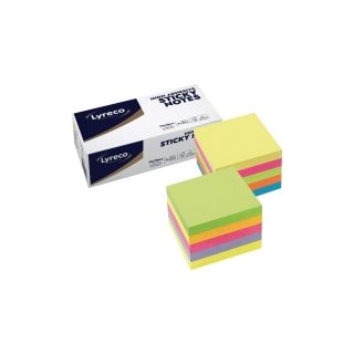 Lyreco premium viestilappukuutiot 75 x 75 mm kev&auml;&auml;n ja kes&auml;n v&auml;rit