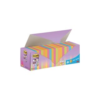 Post-it® z-notes viestilaput 76 x 76 mm värilajitelma 1 kpl=24 nidettä
