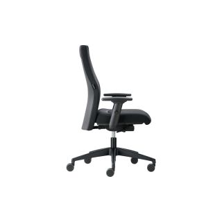 Interstuhl 139rs työtuoli ergonominen korkeaselkäinen musta