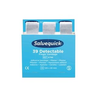 Salvequick 6796 pitkä muovilaastari sininen