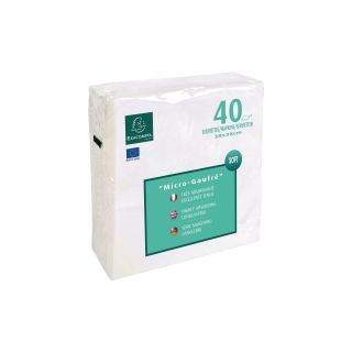 Exacompta lautasliina 38x38 valkoinen