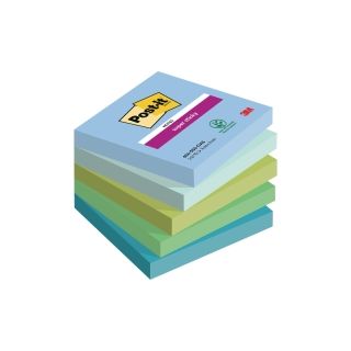 Post-it® super sticky oasis viestilappu 76 x 76 mm