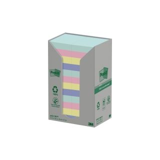 Post-it® viestilapputorni eko 38 x 51mm värilajitelma
