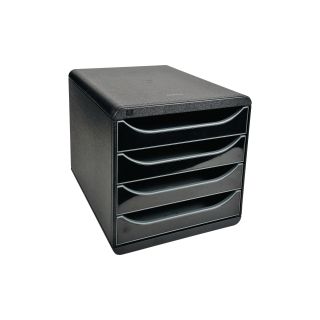 Exacompta big box vetolaatikosto 4-osainen musta