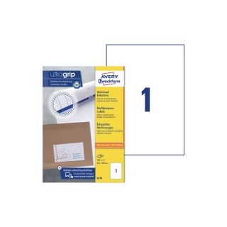 Avery 3478 monitoimitarra 210 x 297mm 1-osainen