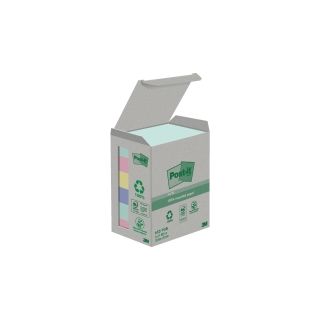 Post-it&reg; viestilappu eko 38 x 51mm v&auml;rilajitelma, muistilaput, muistilappu, postit laput, tarralappu, muistiinpano v&auml;line, 