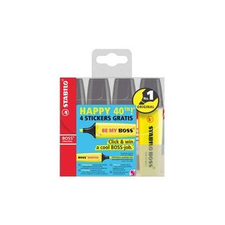 Stabilo boss korostuskynä viisto 2-5mm värilajitelma