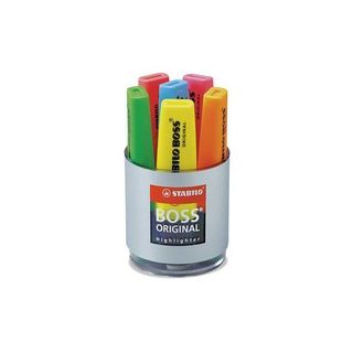 Stabilo boss korostuskynä viisto 2-5 mm värilajitelma