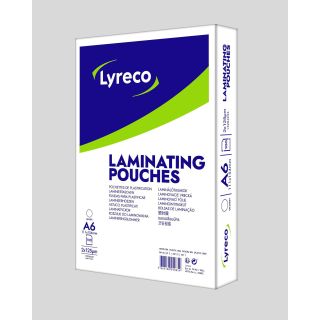 Lyreco laminointitasku A6 2x125 mic kirkas
