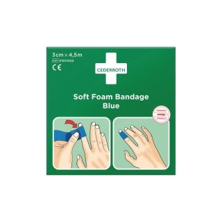 Cederroth 51011022 soft laastari 3cm x 4.5m sininen
