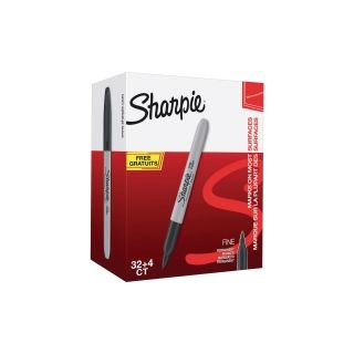 Sharpie fine huopakynä pyöreä 1mm musta