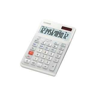 Casio je-12e-we ergo s pöytälaskin 12 numeron näyttö